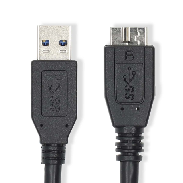 Nedis USB Cable | USB 3.2 Gen 1 | USB-A Male | USB Micro-B Male | 5 Gbps | Nickel Plated | 2.00 m | Round | PVC | Black | Label
