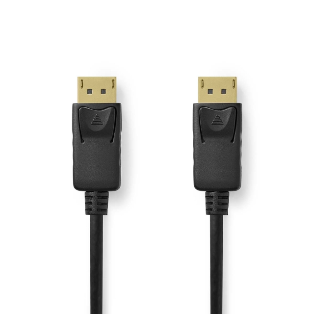 Nedis DisplayPort Cable | DisplayPort Male | DisplayPort Male | 8K@60Hz | Gold Plated | 2.00 m | Round | PVC | Black | Box