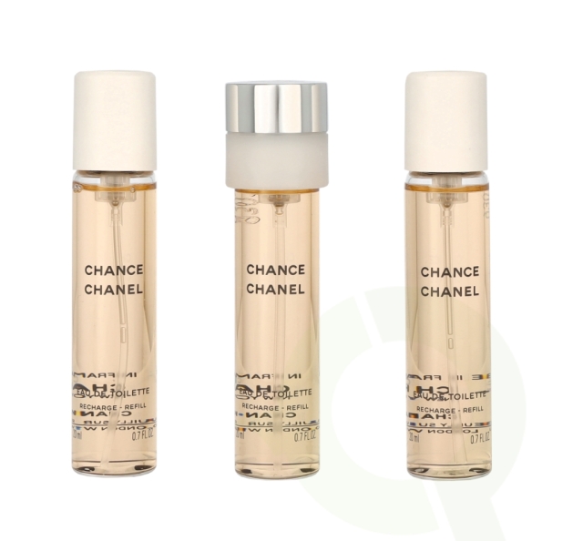 Chanel Chance Twist And Spray 60 ml 3x Edt Spray Refill 20Ml - Twist and Spray