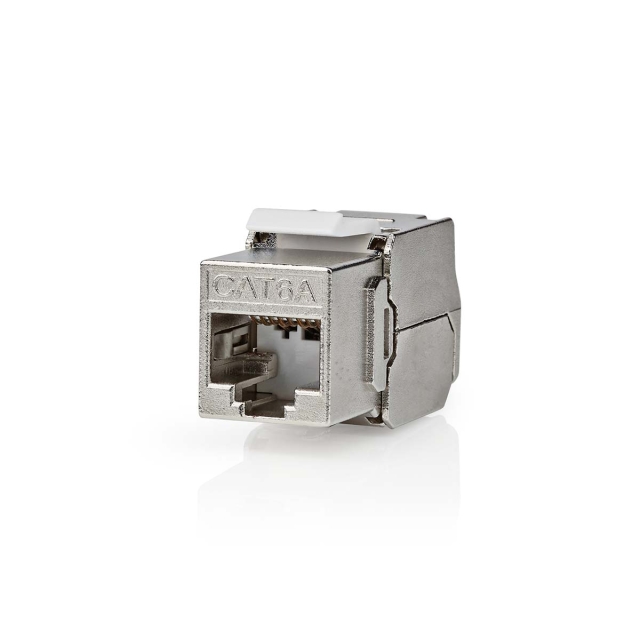 Nedis Keystone | CAT6a | RJ45 Female | S/FTP | Metal | Box