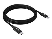 Club 3D USB4 Gen3x2 USB Type-C kabel 2m Black