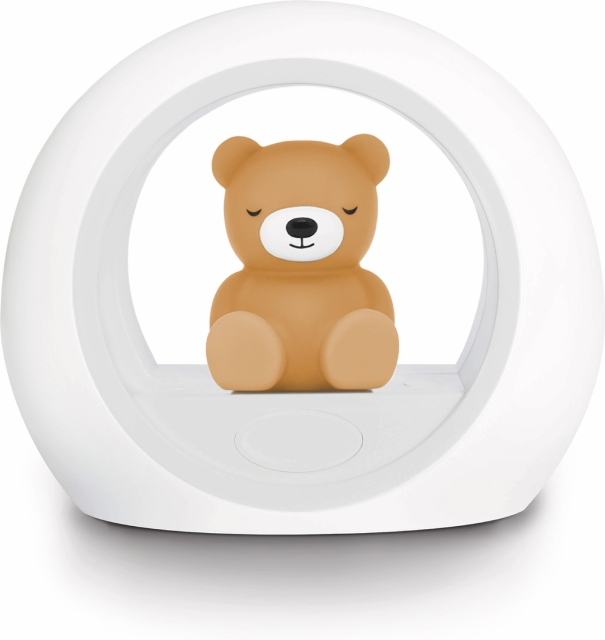 Zazu Billy moon night light, bear, grey