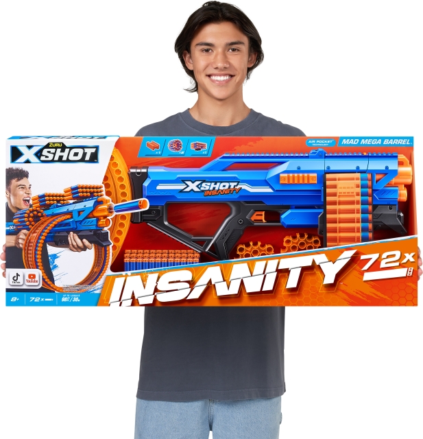 X-Shot Insanity-Mad Mega Barrel - foam gun