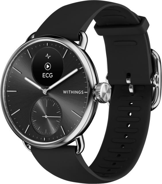 Withings Scanwatch 2 smartwatch, 38 mm, black