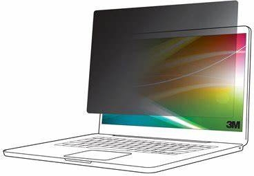 3M Bright Screen Privacy Filter for Dell - privacy filter