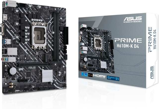ASUS PRIME H610M-K D4 LGA 1700 mATX motherboard