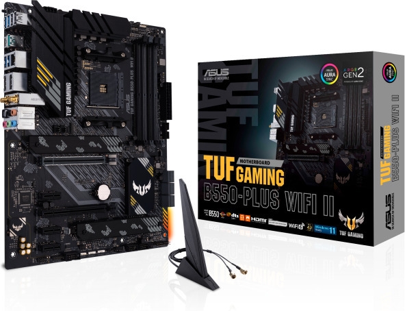 ASUS TUF GAMING B550-PLUS WIFI II AM4 ATX motherboard