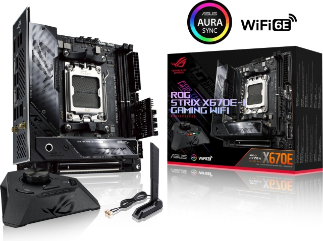 ASUS ROG STRIX X670E-I GAMING WIFI mITX motherboard