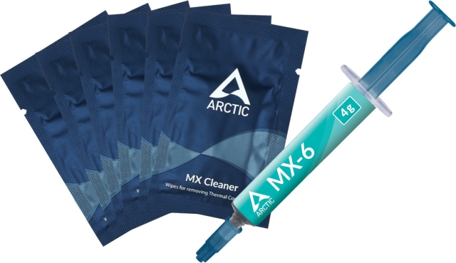Arctic Cooling Arctic MX-6 thermal pad, 4 g + 6 pcs MX Cleaner cleaning cloths