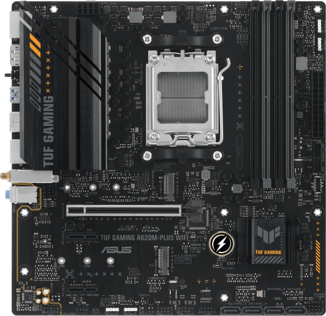 ASUS TUF GAMING A620M-PLUS WIFI mATX motherboard