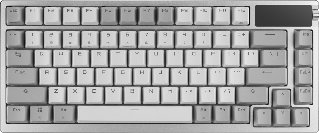 ASUS ROG Azoth gaming keyboard, white