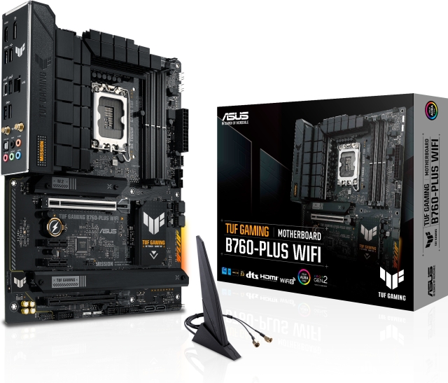 ASUS TUF GAMING B760-PLUS WIFI ATX motherboard