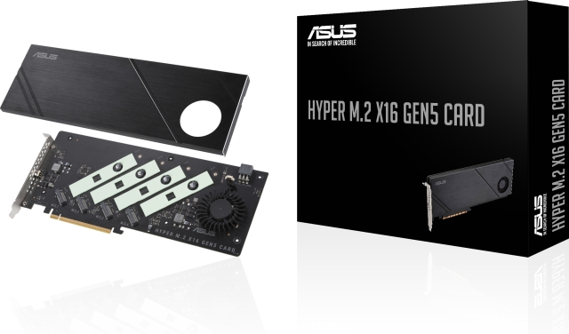 ASUS Hyper M.2 x16 Gen5 Card adapters