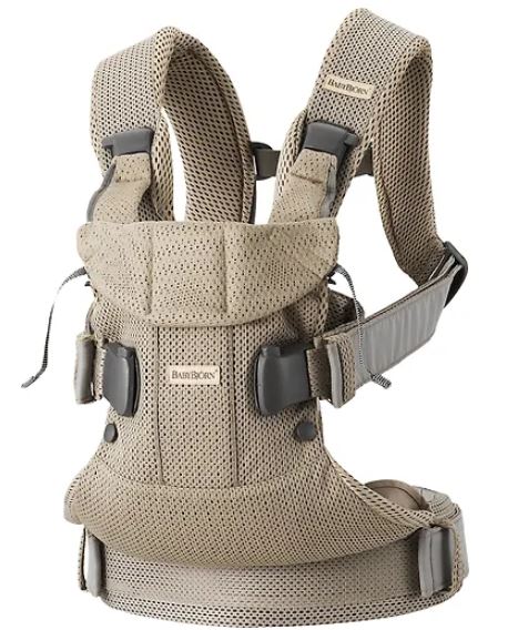 BabyBjörn Carrier One Air -sling, Grey Beige 3D Mesh
