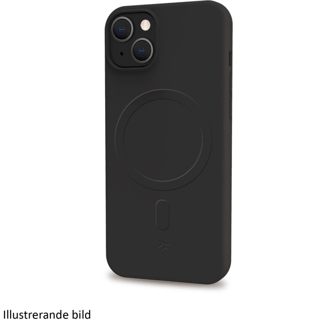 Celly Cromomag Magnetic Soft rubber case MagSafe iPhone 16 Pro Max Svart