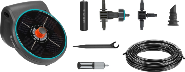 GARDENA AquaBloom Watering Set with Solar Cell