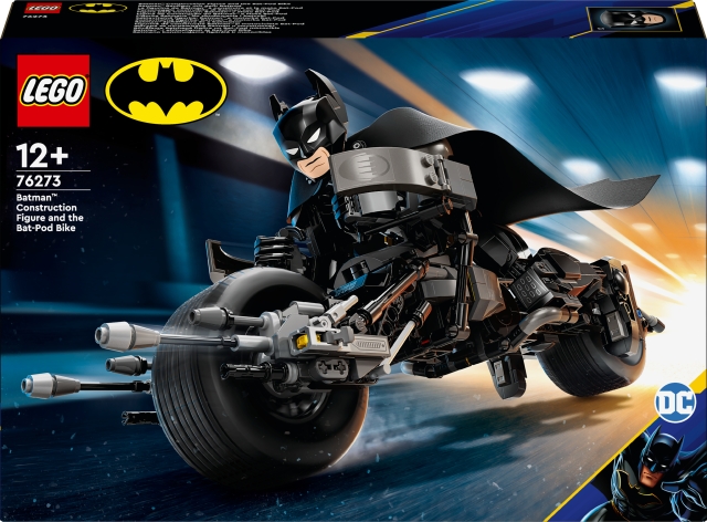 LEGO Super Heroes DC 76273 - Buildable Batman™ character and Batpod wheel