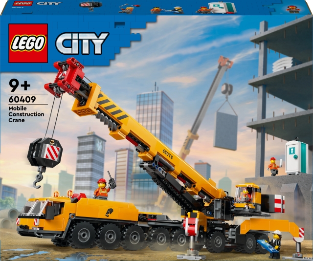 LEGO City Big Vehicles 60409 - Yellow mobile construction crane