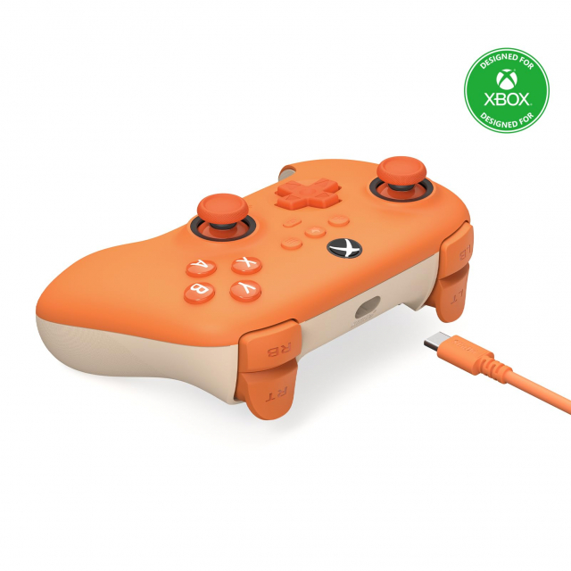 8Bitdo Ultimate C Wired wired game controller, orange, Xbox