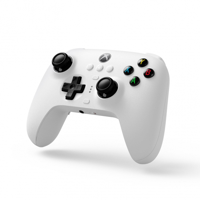8Bitdo Ultimate 3-Mode wired game controller, white, Xbox / PC / Android