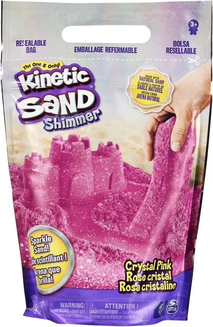 Kinetic Sand Glitter Pink artificial sand
