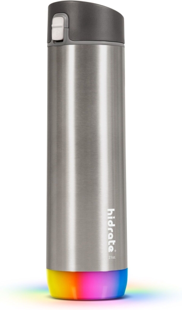 HidrateSpark PRO Chug Water bottle, 0,62 L, silver