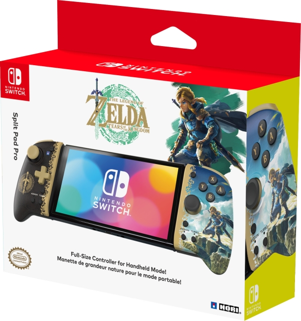 HORI Split Pad Pro - The Legend of Zelda: Tears of the Kingdom game controller, Switch / Switch OLED