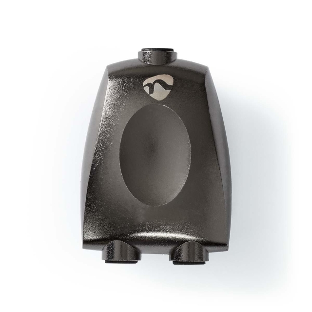 Nedis TosLink Adapter | TosLink Female | 2x TosLink Female | Splitter | Aluminium | Gun Metal Grey | 1 pcs | Box