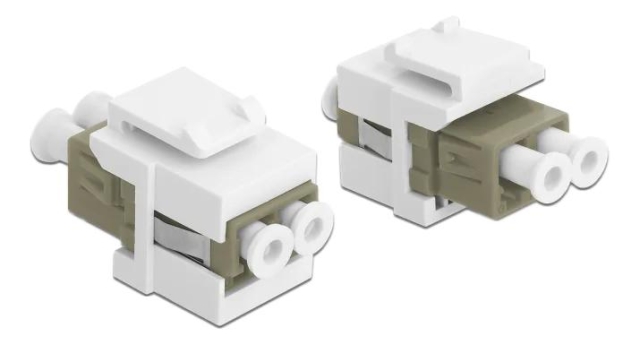 DeLOCK Keystone Module LC Duplex female to LC Duplex female