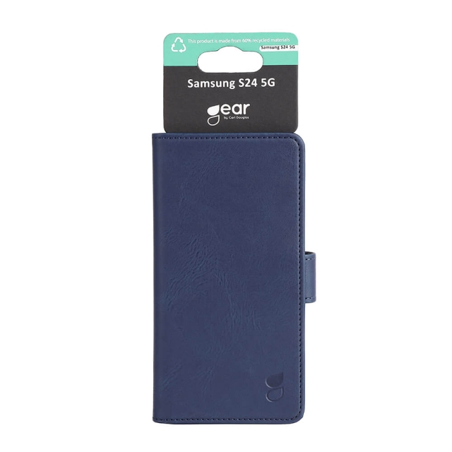 Gear Wallet Case 3 Card Slots Blue - Samsung S24 5G