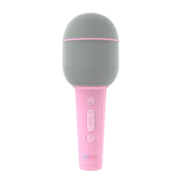 Mobility On Board Karaoke Microphone Groovy Pink
