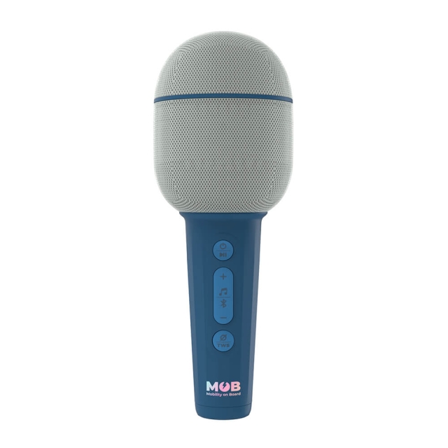 Mobility On Board Karaoke Microphone Groovy Blue