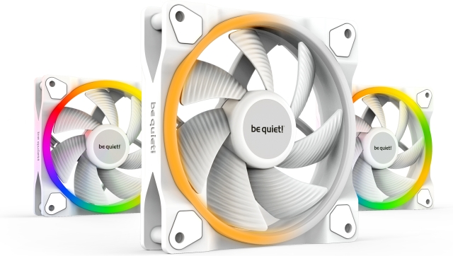 Be Quiet! Light Wings PWM fan pack, 120 mm, 3-pack, white