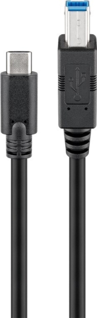 Goobay USB-C to USB-B cable, 1 m