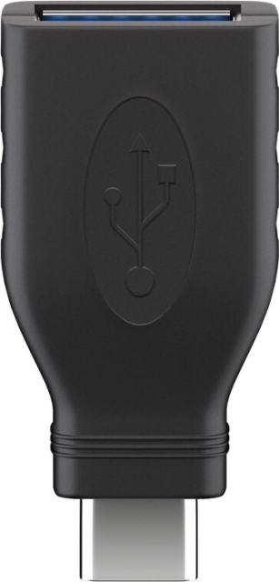 Goobay USB-A to USB-C 3.0 OTG adapter, black