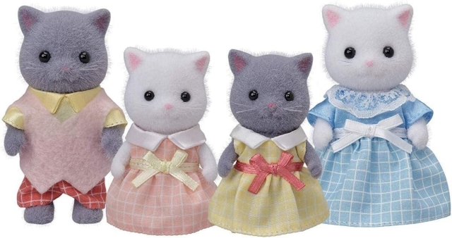 Sylvanian Families Persian cat family