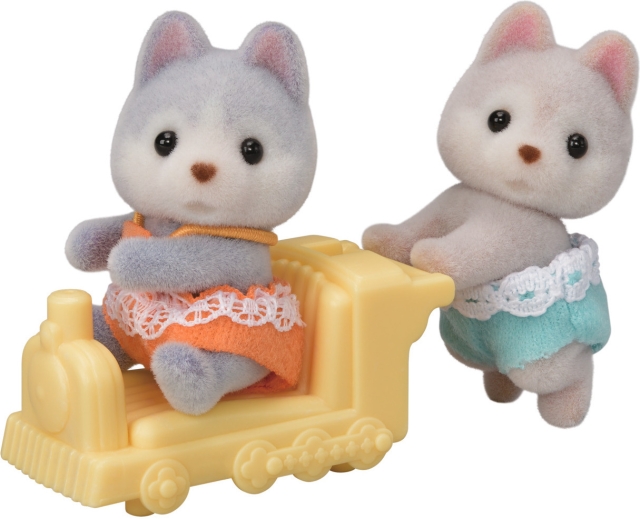 Sylvanian Families Husky twins