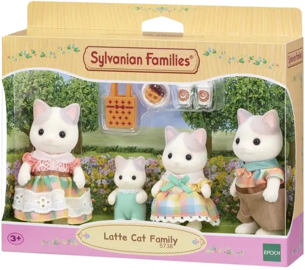 Sylvanian Families The latte cat family