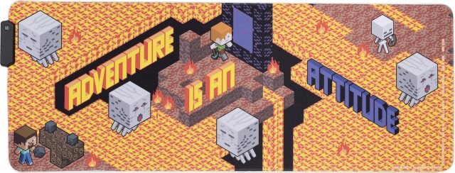 Paladone Minecraft illuminated mouse pad, 800 x 300 mm