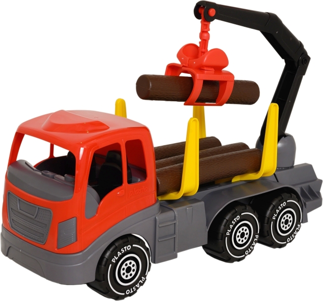 Plasto Stocking stuffer, 45 cm, grey/red