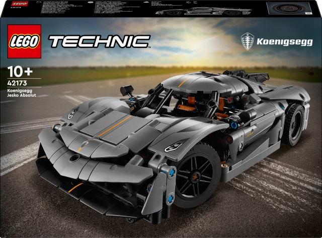 LEGO Technic 42173 - Grey hypercar Koenigsegg Jesko Absolut