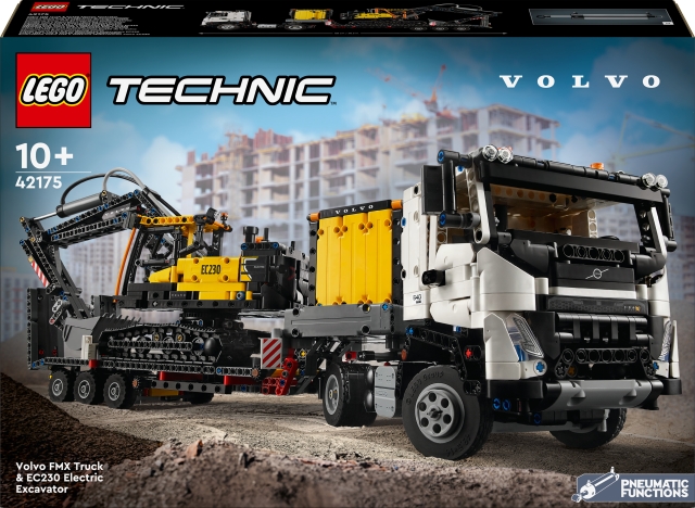 LEGO Technic 42175 - Volvo FMX truck and EC230 Electric excavator
