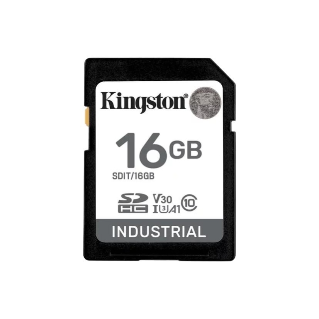 Kingston 16G SDHC Industrial pSLC  Class10, UHS-I,U3,V30, A1 SD-Card