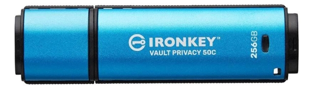 Kingston 256GB USB-C IronKey Vault Privacy 50C AES-256 Encrypted