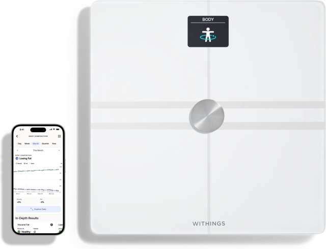 Withings Body Comp White body composition scale with wifi connection