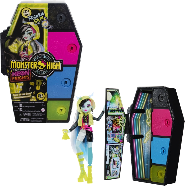 Monster High Skulltimate Secrets: Neon Frights Frankie - fashion doll