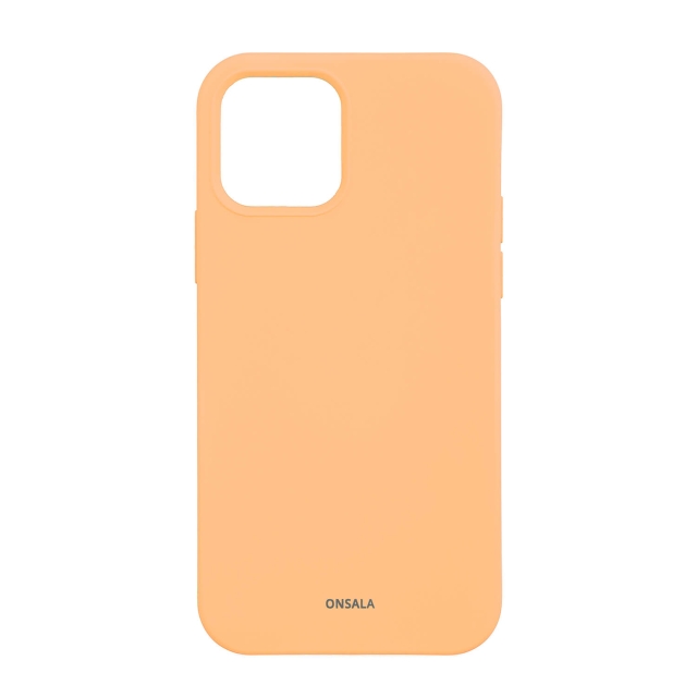 Onsala Phone Case with Silicone Feel Apricotn - iPhone 12/12 Pro
