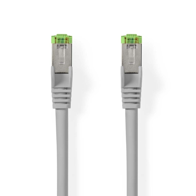 Nedis Cat 8.1 Cable | S/FTP | RJ45 Male | RJ45 Male | 20.0 m | Round | LSZH | Grey | Label
