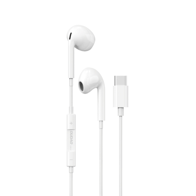 Dudao X14ProT in-ear headphones USB-C 1.2 m white