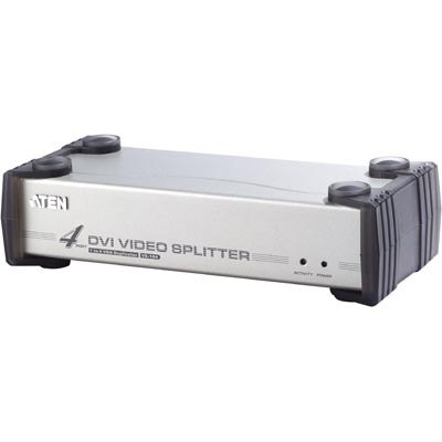 ATEN VS-164 DVI splitter/splitter, 1 > 4, DVI-I Single Link + audio